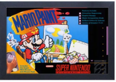 Cadre / Framed - Mario Paint